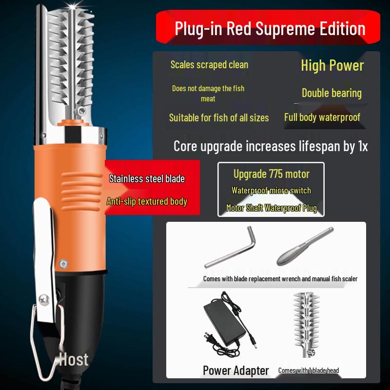 Qiwei Commercial Electric Fish Scaler
