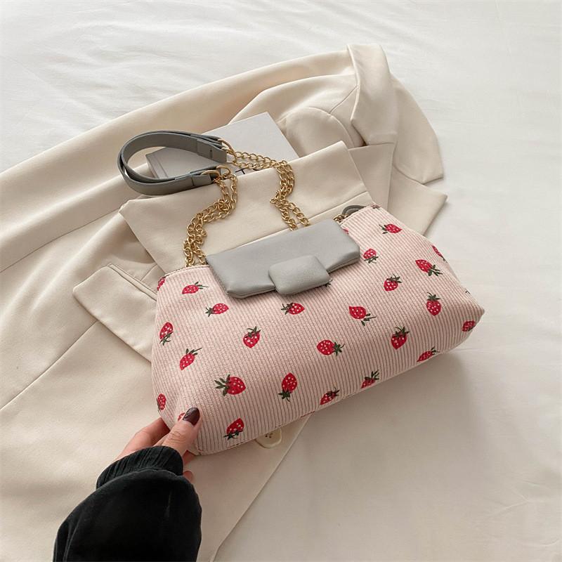 

Chic Street Style Pu Leather Shoulder Bag Elegant 2024 Trendy Crossbody рожевий