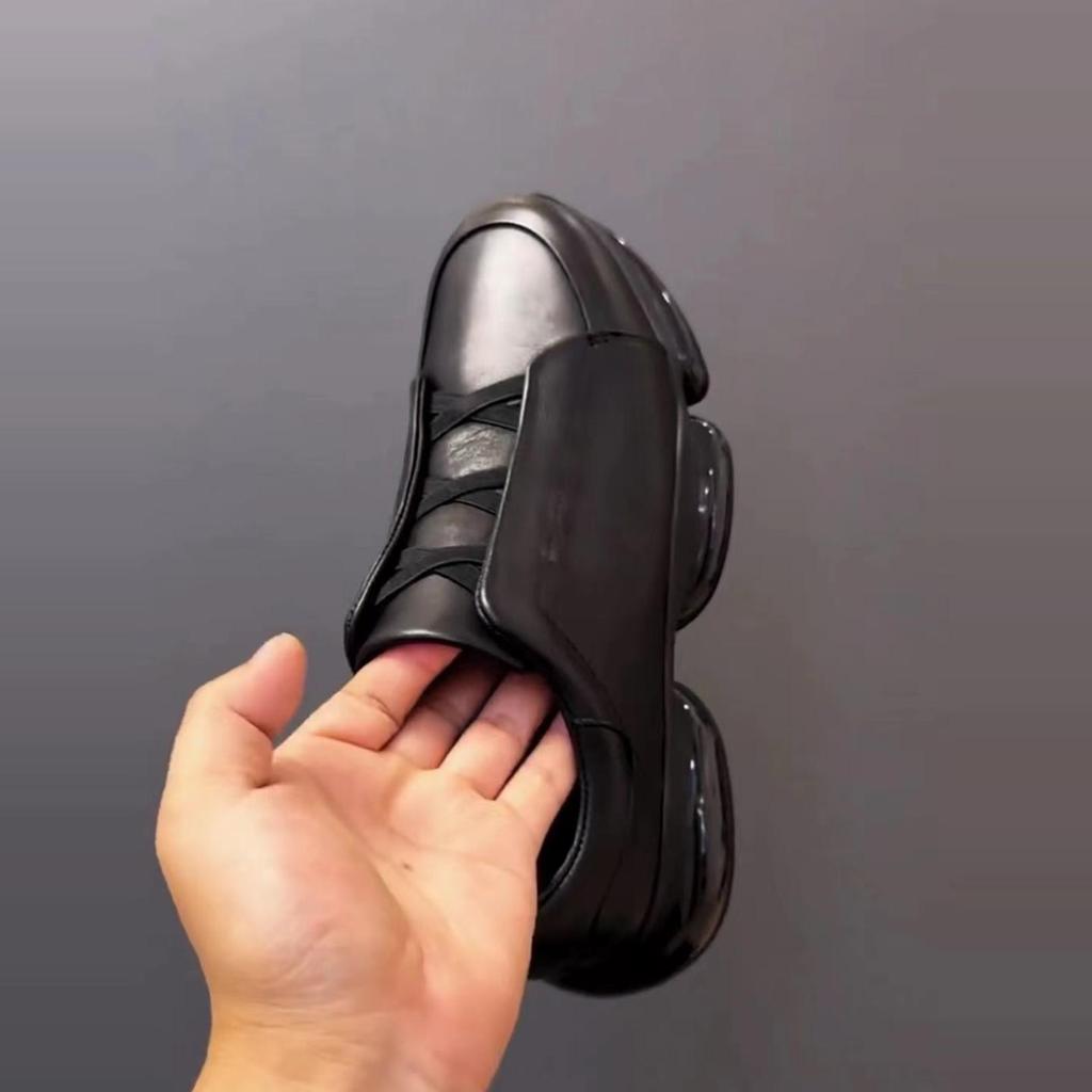 Schuhe Herren Guangzhou High-End Herrenschuhe 2025 neu erhöhend Rindsleder Freizeitsportschuhe trendige Luftpolsterschuhe vielseitig