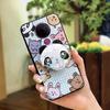 Quicksand Kickstand Phone Case For Nokia 5.4 Phone Lens Protection Cartoon Soft Case Dirt-resistant Durable Protective