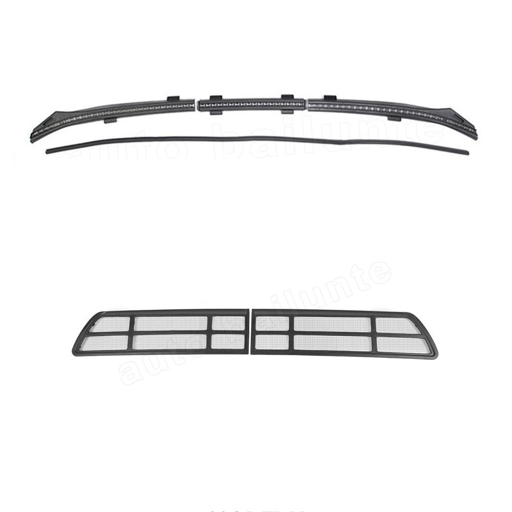 Capota portbagajului frontal al mașinii Bandă de apă pentru intrarea aerului în față pentru aer condiționat Capac de protecție pentru plasă rezistentă la insecte pentru Tesla Model Y