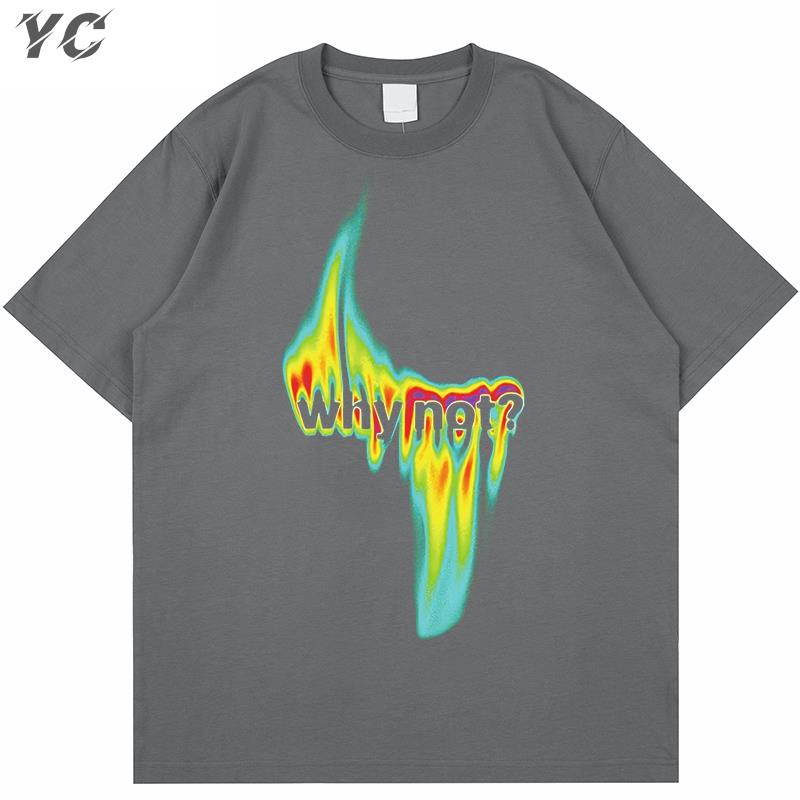 

Hip Hop Letter Pattern Oversized Men Women T Shirt Summer Unisex Clothes Short Sleeve Tshirt Harajuku Tops Streetwear Blouses S