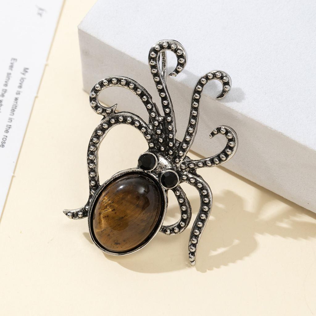 Shell Octopus Brooch Pendant For Diy Jewelry Making And Gift Crafts