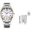 CITIZEN Ecology Drive Collection Solar Movement Stainless Steel Strap Watch Men's Watches White Dial BM7356-80A