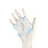 Hair Band Korean Ponytail Holder Flowers Embroidery Gauze Scrunchie Hair Tie Rubber Band Hair Rope