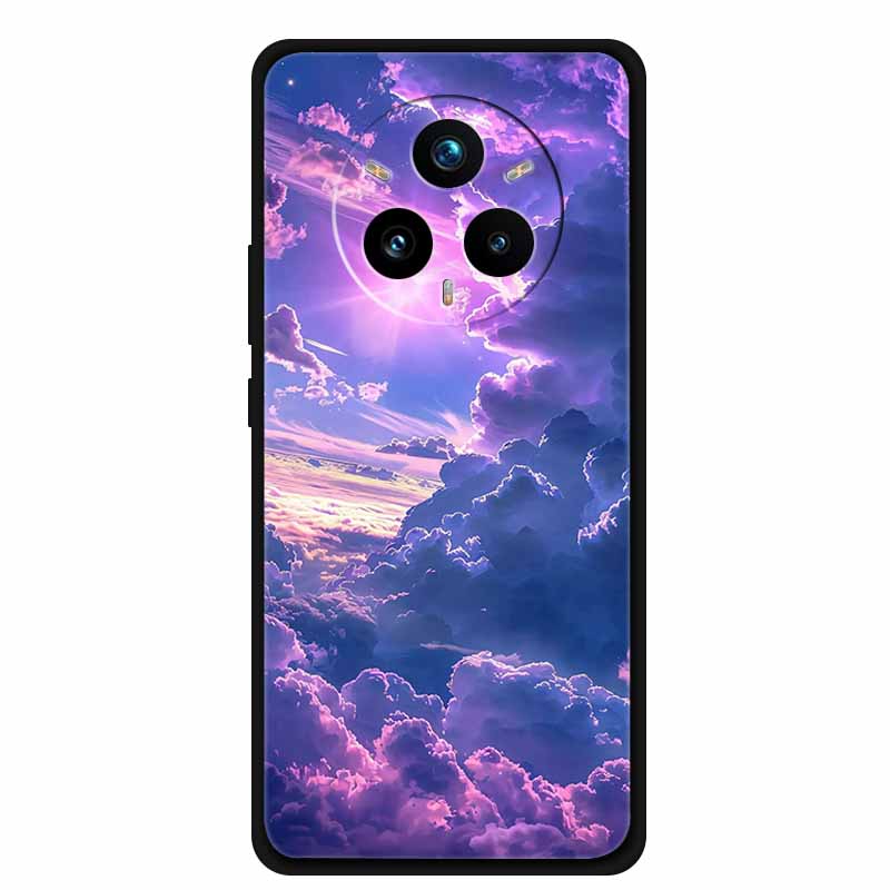 For Realme 14 Pro+ Phone Case Gradient Patterns Back Cover TPU Soft Silicone Protective Funda for OPPO Realme14 PRO Plus Pro +