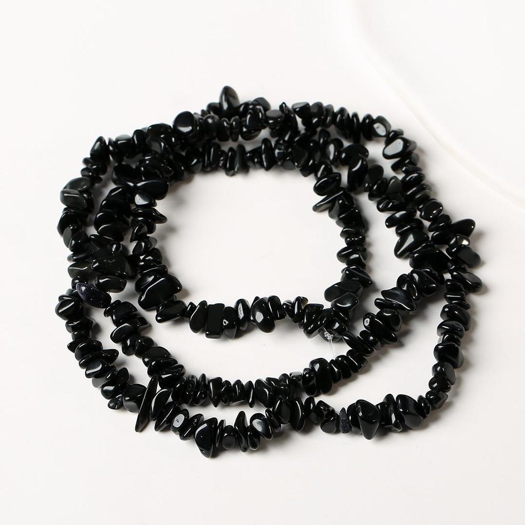 80cm Natürliche Amethyst Splitterkette - Poliert, Unregelmäßige Streifen für DIY Schmuck & Armbänder