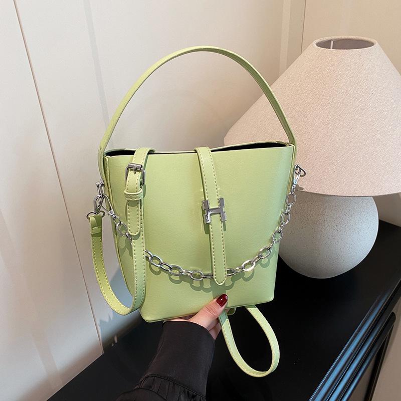 New niche design popular chain mother bucket bag shoulder crossbody trendy women's bag