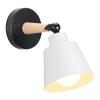 AIMOONSA Adjustable Vintage White Metal E27 Wall Sconce - 180° Swivel
