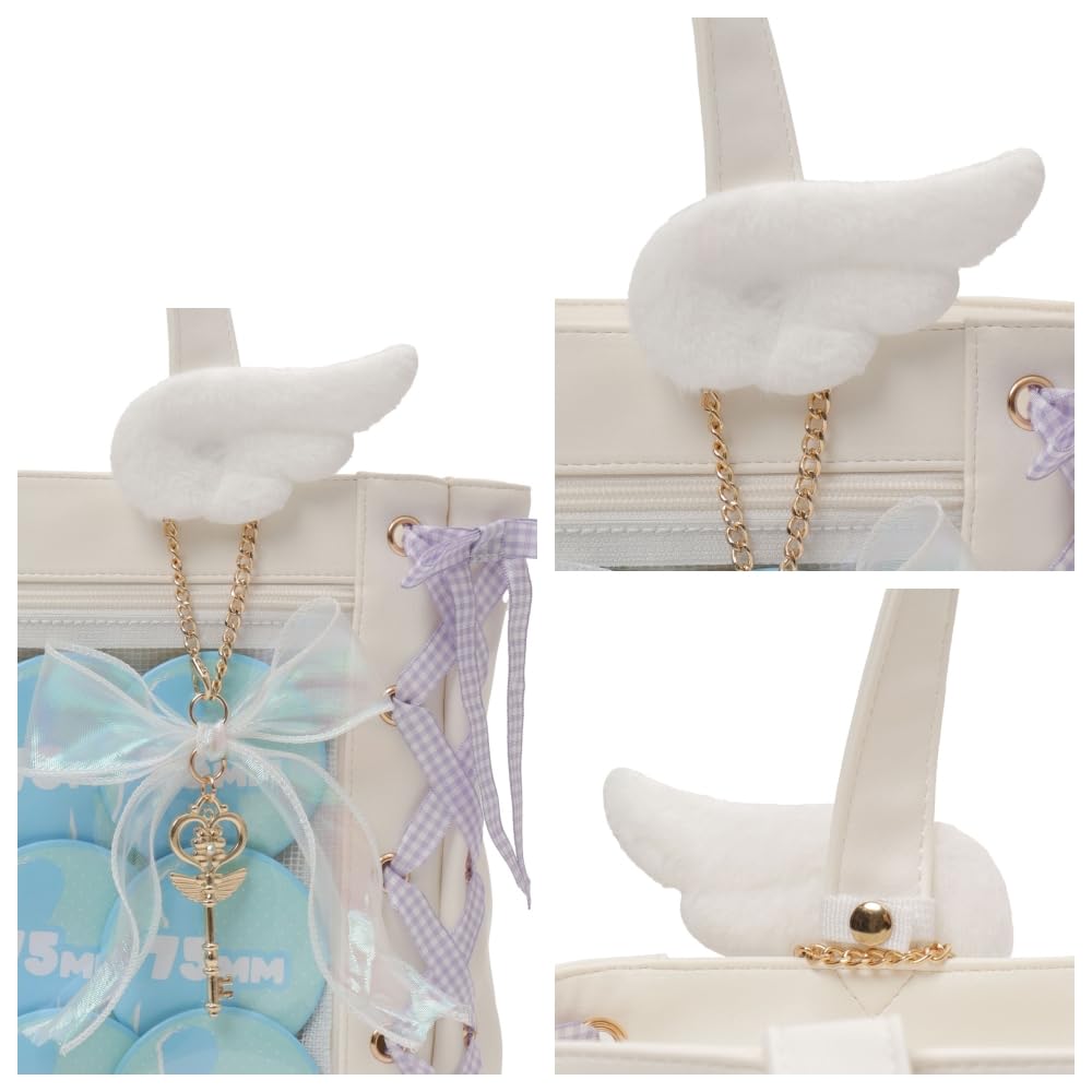 WEGO Tokimeki Angel Magic Key DIY Anpassbar Ita Lieblings Niedlich Geschenk für Größe Muster 5er Set, Tasche, Artikel, Frauen, F,