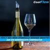 COOLFLOW Wine Chiller with Pourer Stainless Steel Decanter Bottle Cooler Wine Cooler