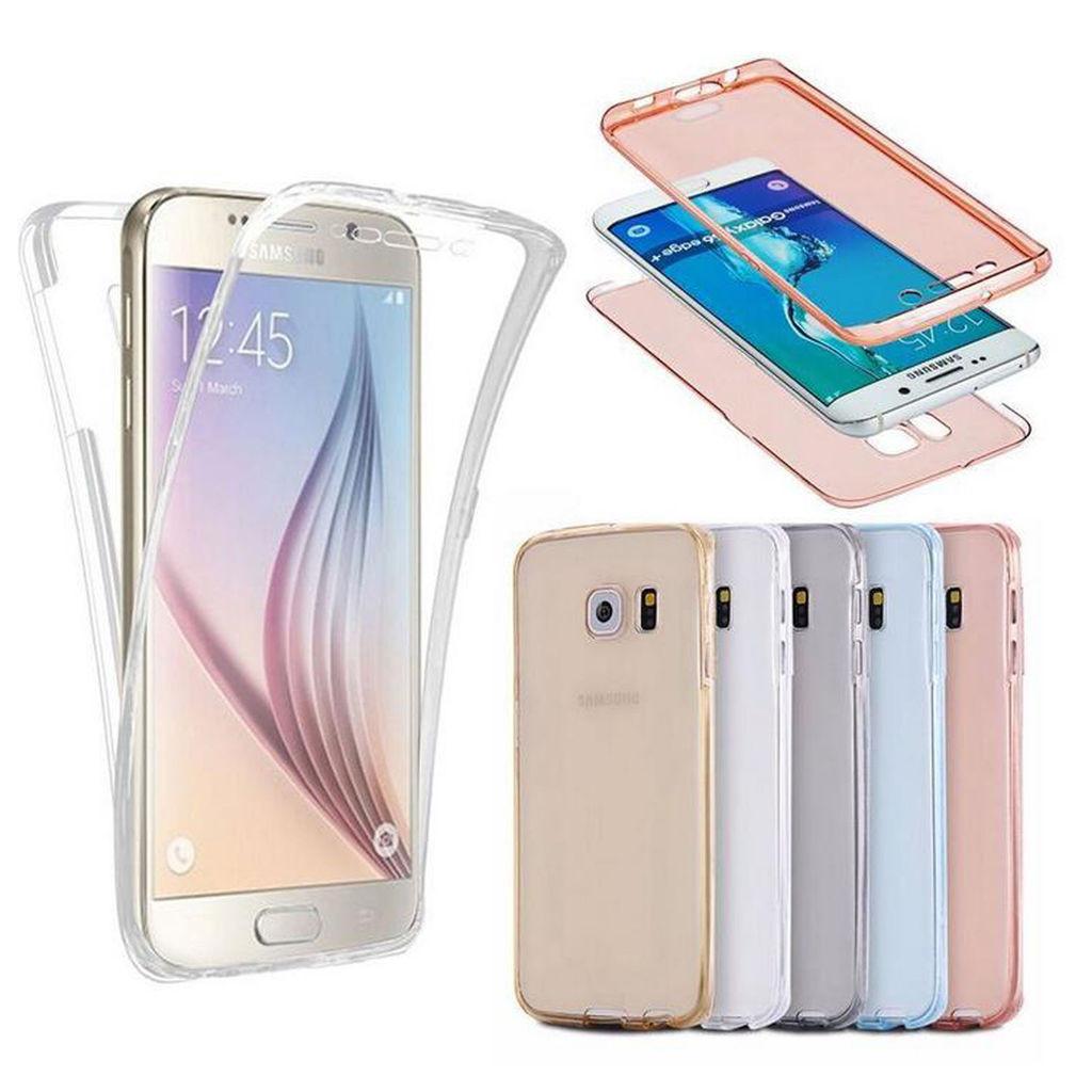 Tpu 360° Shockproof Protective Transparent Soft Case Cover For Iphone Samsung