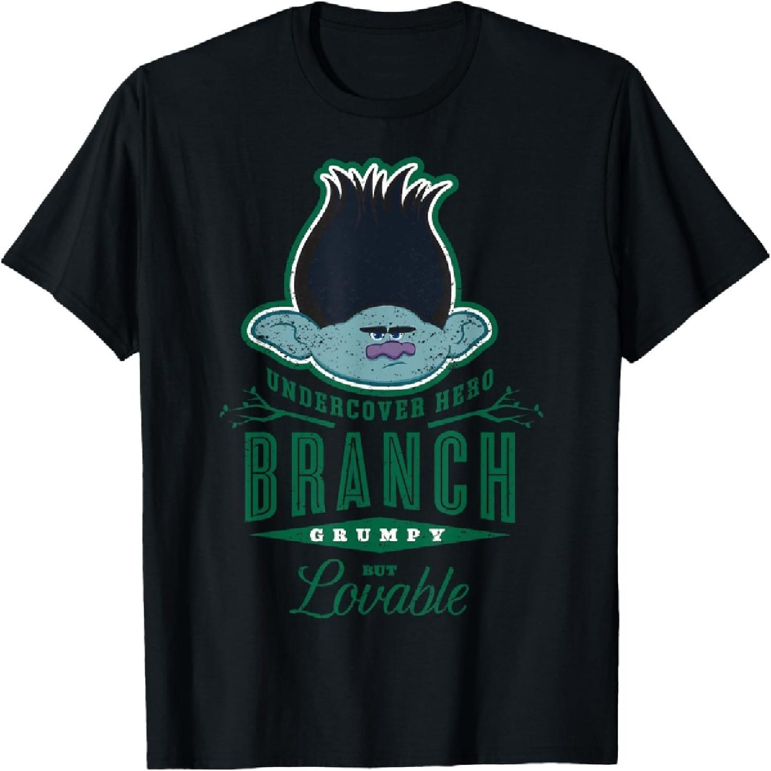 DreamWorks Trolls Branch Grumpy But Lovable T-Shirt XXXXXL разноцветный