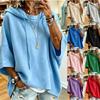 Women S Casual Loose Fit Hooded Sweatshirt Everyday Top