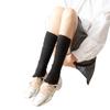 Leg Warmers Toeless Anti-slip Grip Over the Knee Socks,Thin Ruffle Trims Foot Socks Leg Sleeves for Summer