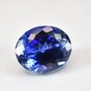 Natural Blue Tanzanite 13.85ct Oval Cut Certified Loose Gemstone