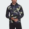 Adidas Originals Trefoil Camouflage Print Logo Hoodie Long Sleeve Men Hoodie Blue HF4882