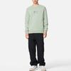 Li-Ning Badfive Fw22 Collection Emblem Print Round Neck Pullover Sweatshirt Men Tops Green AWDS653-6