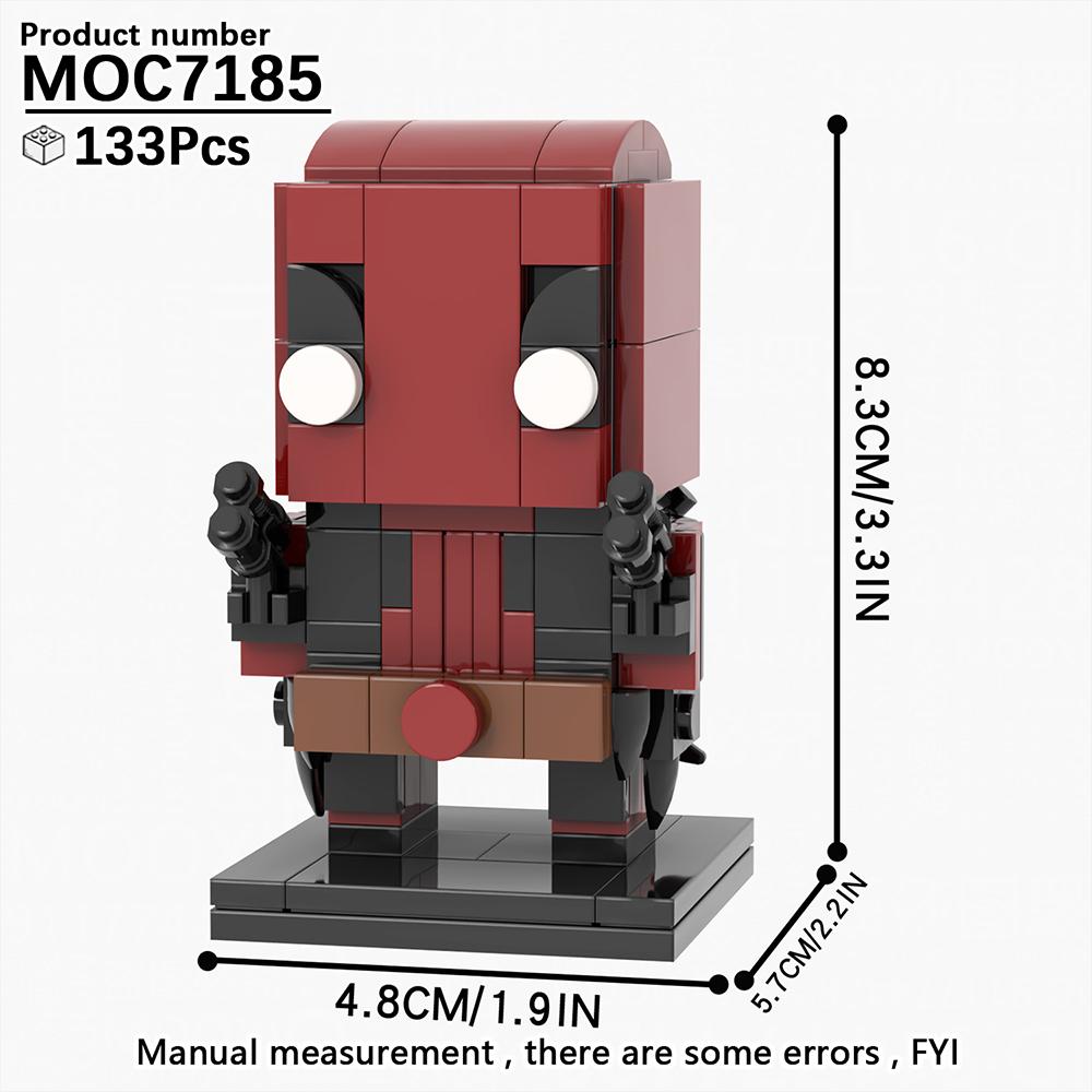 MOOXI Filmreihe MOC Steine Set Figur BrickHeadzed Modell DIY Bausteine Montessori Kinder Bildungsspielzeug Für Kinder Geschenk