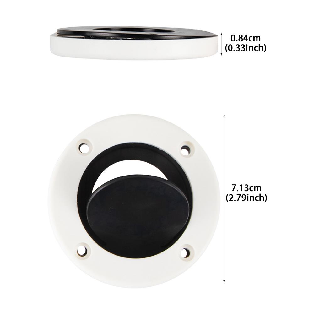 Boat Scupper Drain Valve Efficient Drain Check Valve For Boat Thickened Scupper Valves White Drain Check Valve For Boats Yachts
