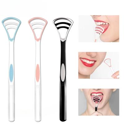 Silicone Tongue Scraper 1Pcs Macaron Color Safe Clean Oral Care Fresh Breath Tonger Brush Toothbrush Cleaning Tools