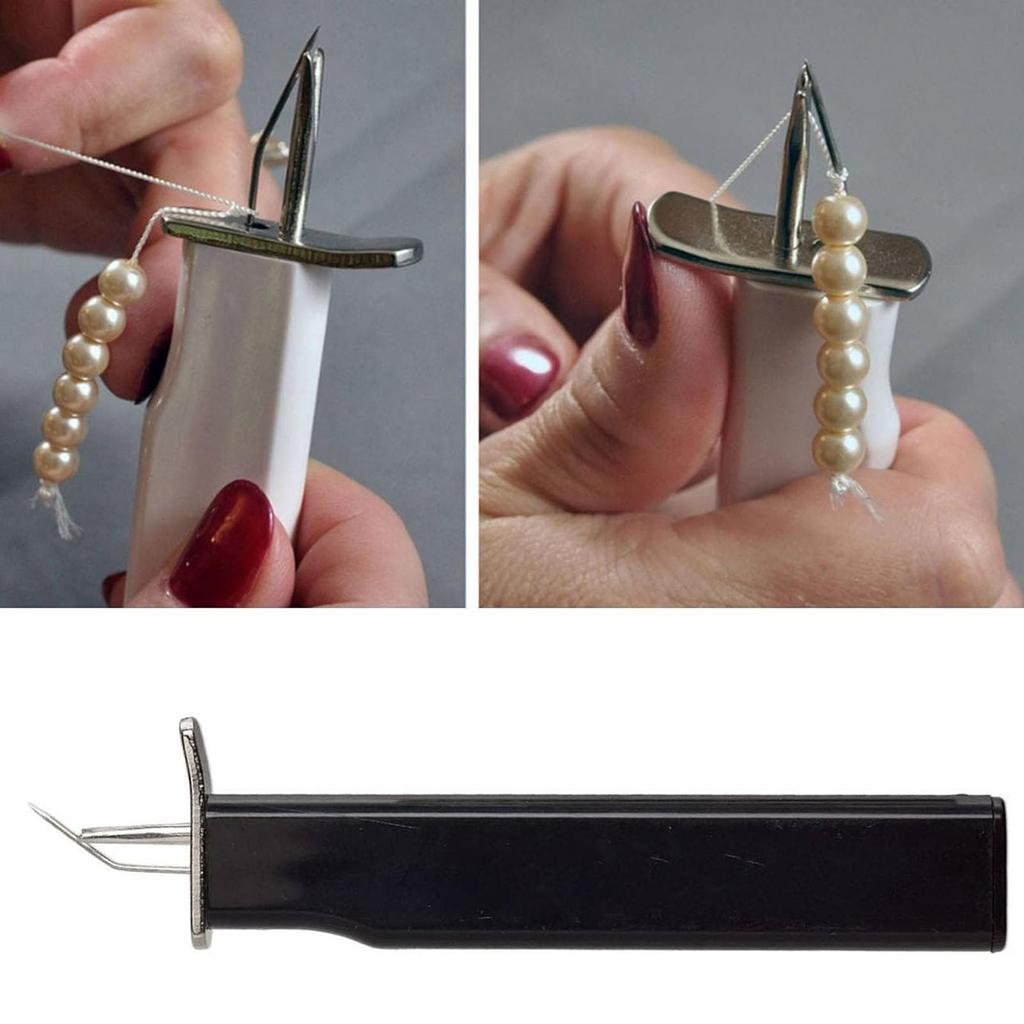 Beading Needles Knotting Tool Make Bracelets Quickly Tool for DIY Beading Jewelry Making