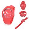 Fashion Ultra-Thin One-Piece Silicone Watch Geneva Women'S Silicone Watch One-Piece Day Baby Children'S Watch