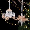 Ballet Girl Acrylic Christmas Tree Ornaments Christmas Snowflake Icicle Pendants  New Year