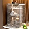 Weipello Transparent 3-Layer Dustproof Desktop Cup Organizer