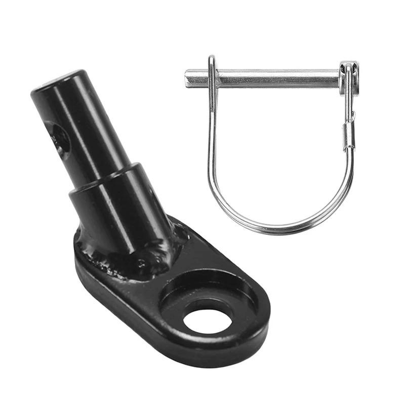 2pcs Bike Trailer Hitch Coupler Durable Steel Nylon Strap Easy Install Universal Bikes Electric Bikes Compatibility Practical
