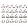 24 Pcs Card Clip Holder Triangular Simple Stylish Lightweight Portable Card Clips for Office File