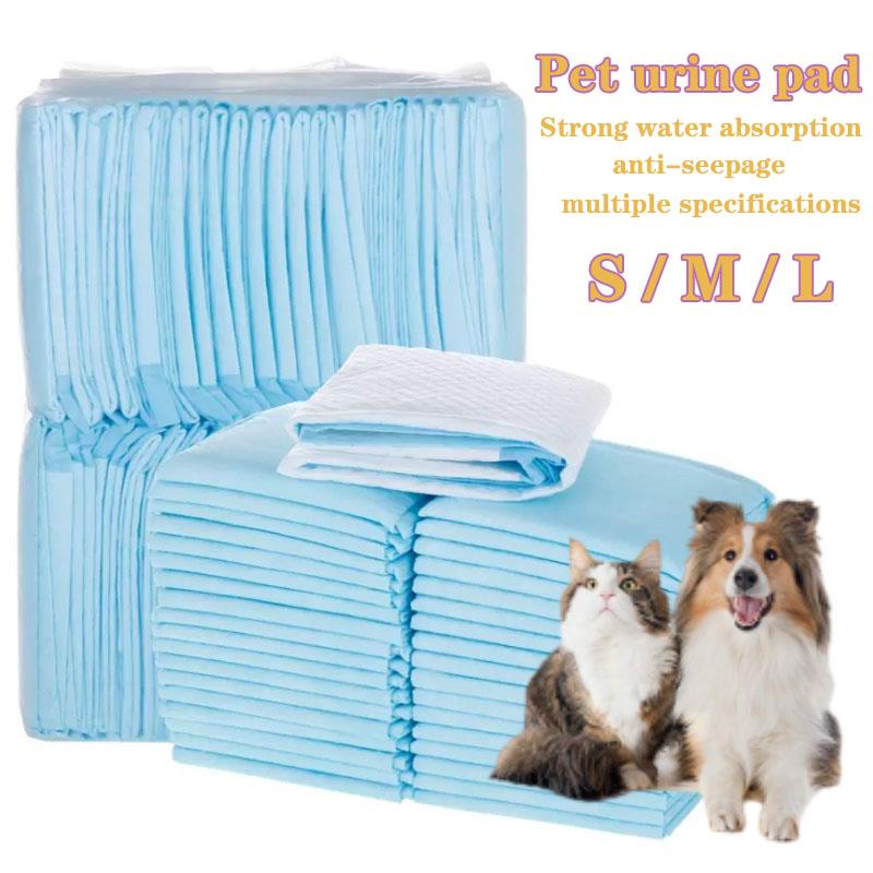 Absorbent 100/50/40/20Pcs Dogs Diapers Disposable Puppy Training Pee Pads Quick Dry Surface Mat Clean Cushion Dog Supplies