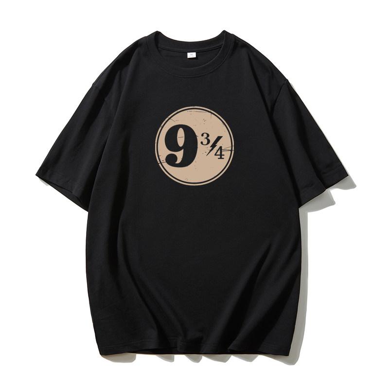 

Vintage Platform Nine And Three Quarters T Shirt For Unisex Swag Train 934 T-shirt Short Sleeves Tshirt O-Neck Cotton Tees Shirts S