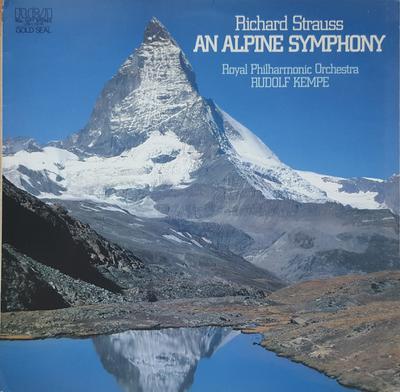 LP Record RUDOLF KEMPE ROYAL PHILHARMONIC OR  Richard Strauss An Alpine Symphony RCL1071 RCA 1982 Japan Obi Classical Used