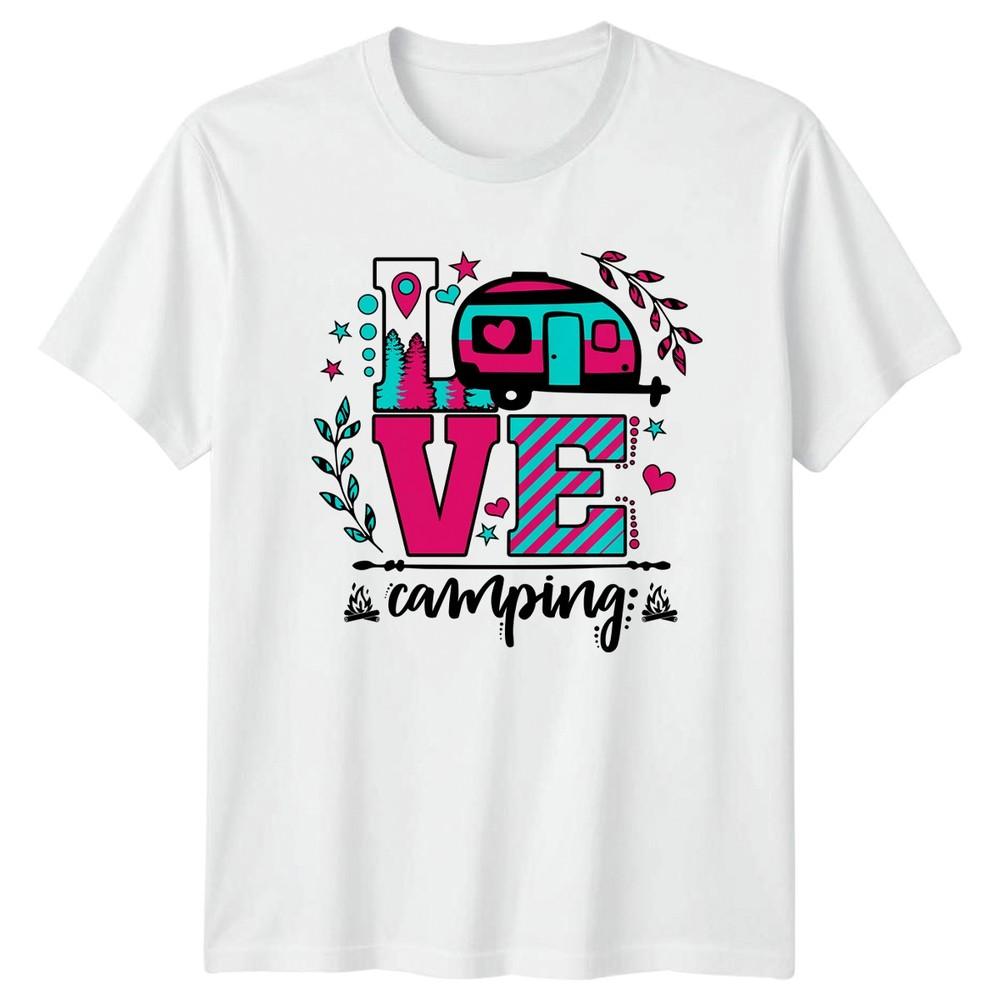 Love Camping Unisexs TShirt RV Life Camping Birthday Gift For Her S