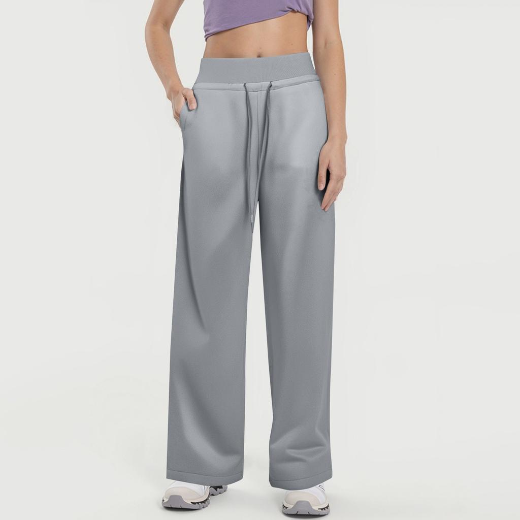 Women's Fashionable Quick-dry Leggings-style Solid-color Sports Trousers