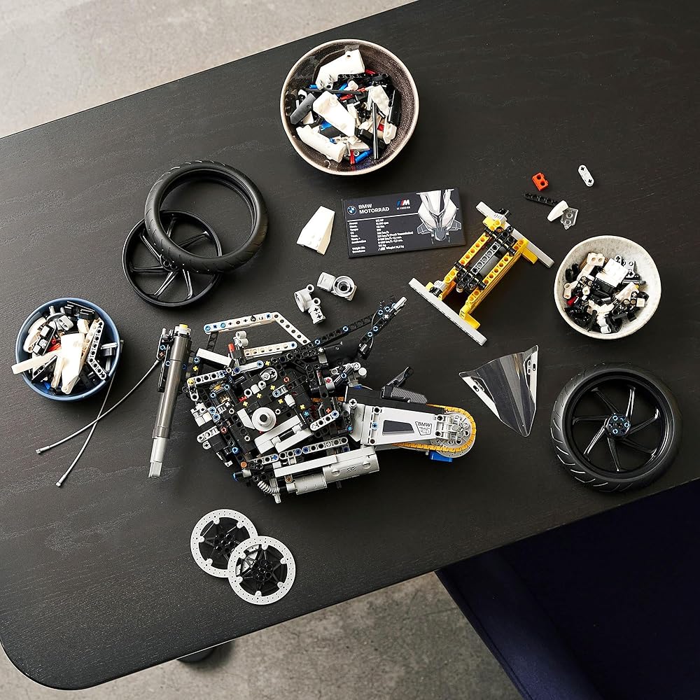 LEGO Technic BMW M1000 RR Toy Building Set 42130 for Kids and Adults Vehicle Model