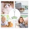 Treat Dispensing Cat Toy Interactive Slow Feeder Cat Treat Ball With Teaser Wand For Kittens Pets Boredom Play Hunting