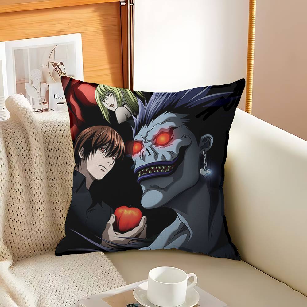 

Смерть Аниме Тетрадь Наволочка Мультяшный Подарок Чехол для Подушки Спальня Дом Диван Кресло Декор Наволочка 12x12Inch