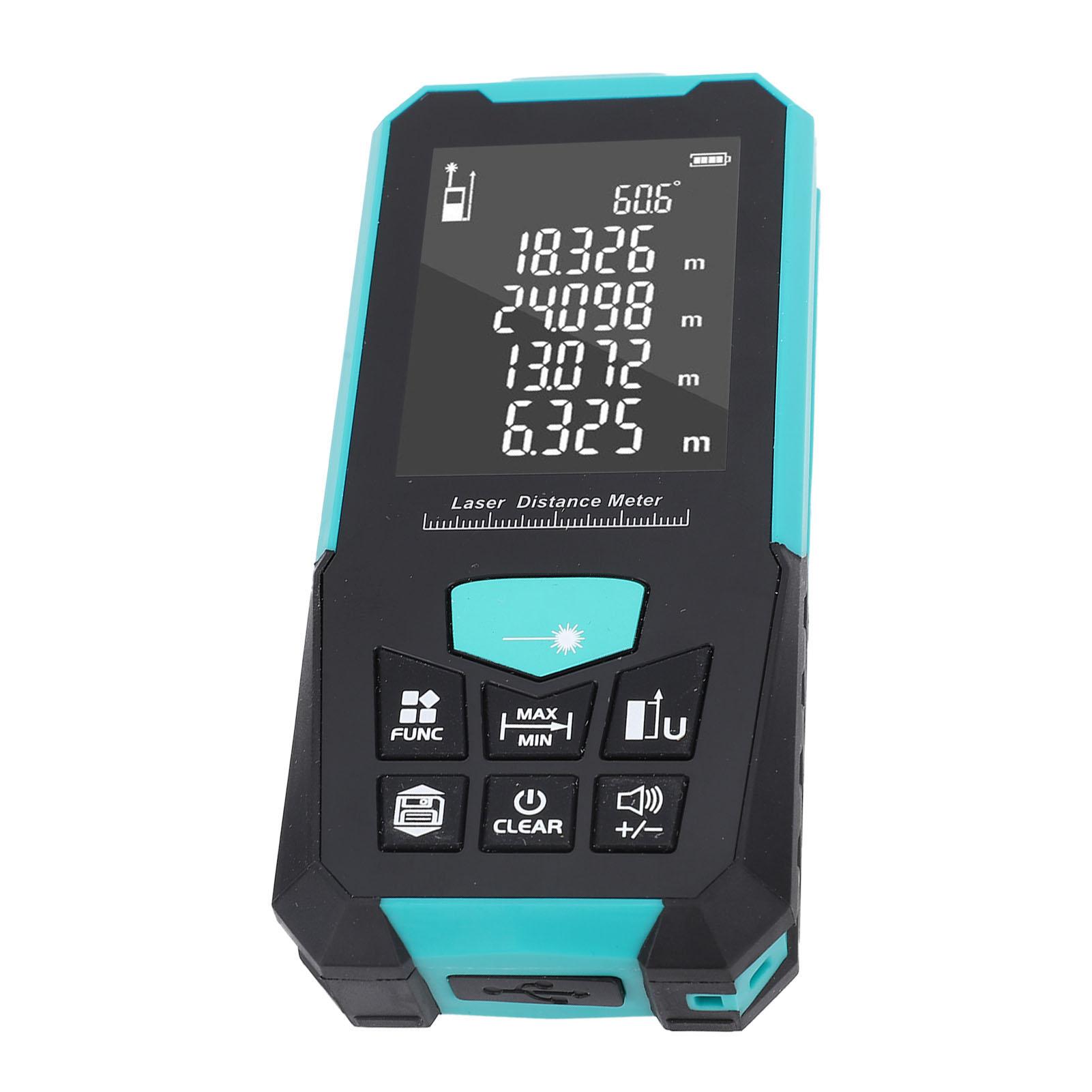 

Измерение расстояния с большим дисплеем с подсветкой 50M Компактный измерительный инструмент Устройство с зарядкой от USB