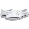 Vans Uni-Era Canvas Skate Shoes (Micro Herringbone Black/Two, White, Size 11.5 Women/Size 10 Men)