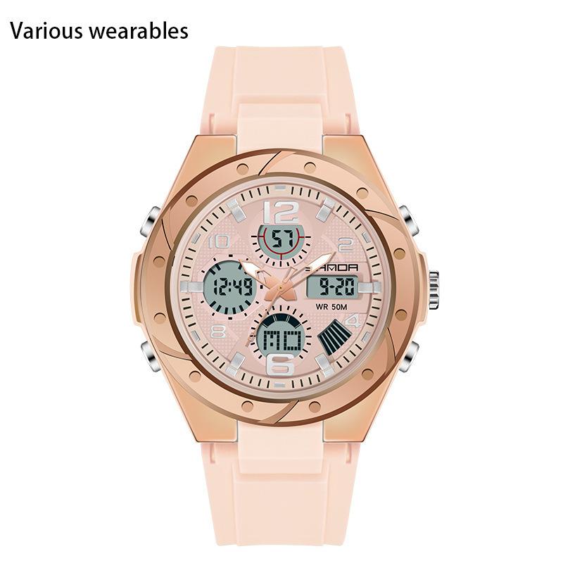 New Watch Student Sports Watch Korean Version Simple Temperament Waterproof Electronic Watch Trend Ins Wind