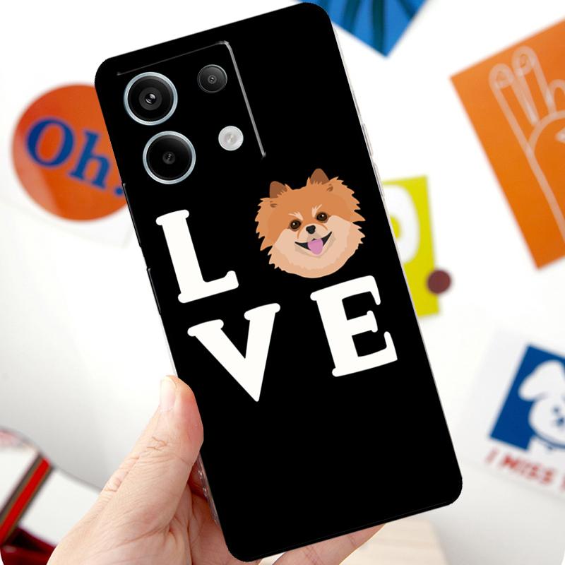 Pomeranian Dog Funda For Xiaomi Redmi Note 11 10 12 13 14 Pro 11S 12S Case For Redmi 15 10C 13C 12C 14C 15C
