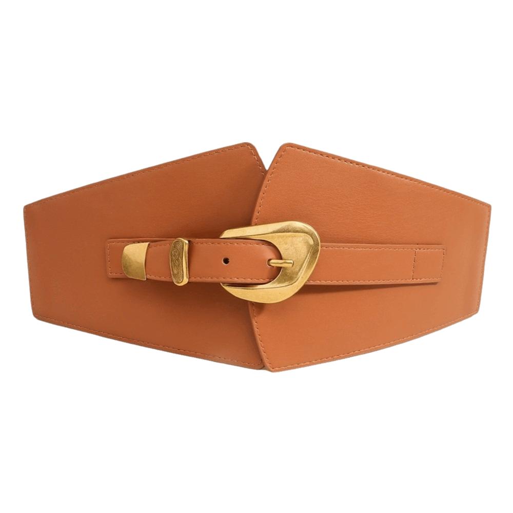 Elastic Wide Cummerbunds Solid Color Western Cowboy Belt Fashion Wide Belt  Dress