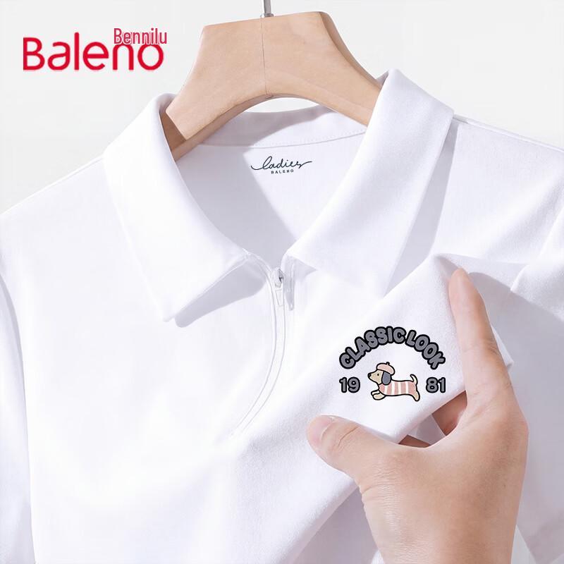 Baleno Women s Pleated Polo Short Sleeve T-Shirt XL