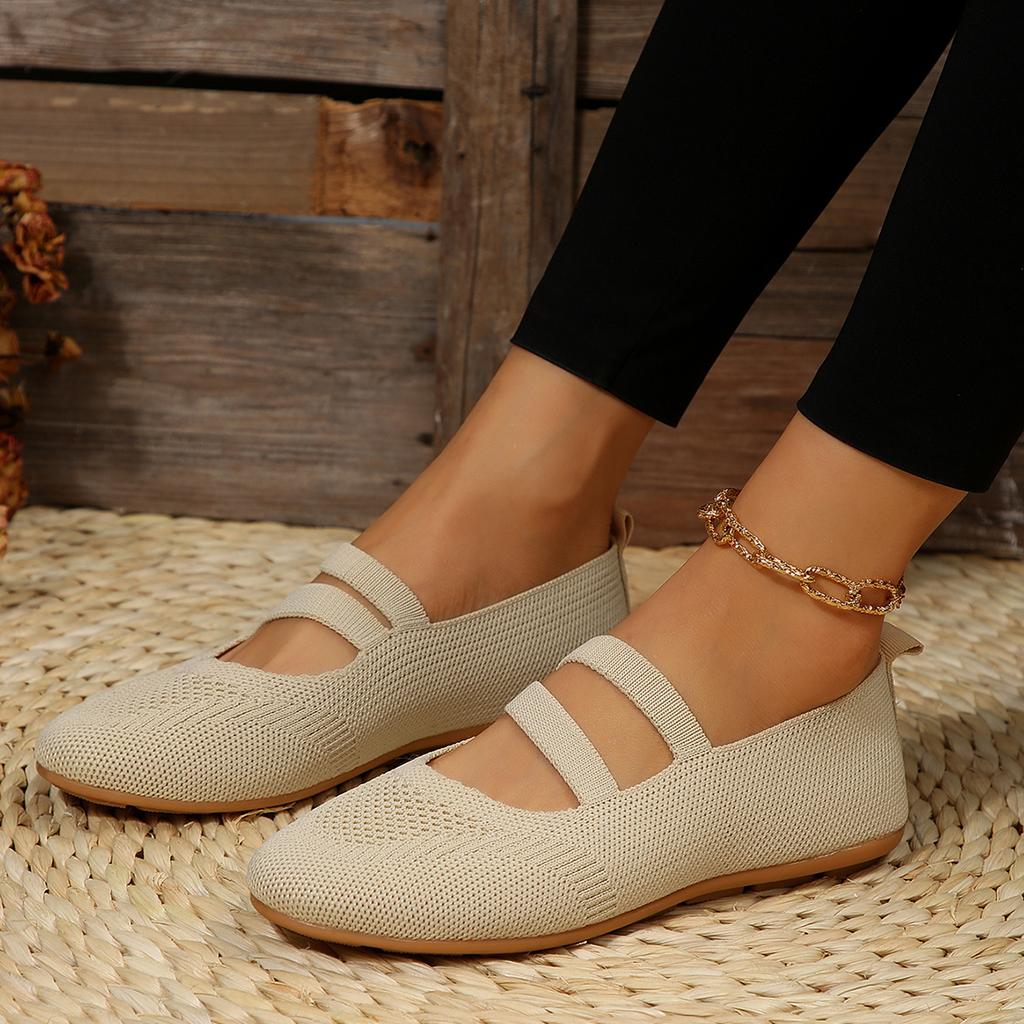 New Mesh Breathable Mother Shoes for Women Non-Slip Shoes Solid Color Comfort Ladies Footwear Flats Women Sneakers Zapatos