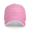 Vintage Funny I'm Just Here for My Nephew Casual Baseball Cap Spring Trucker Hat Outdoor Sport Snapback Cap Men Baseball Caps
