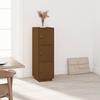 820170 vidaXL Highboard Honey Brown 34x40x108,5 Cm Solid Pine Wood