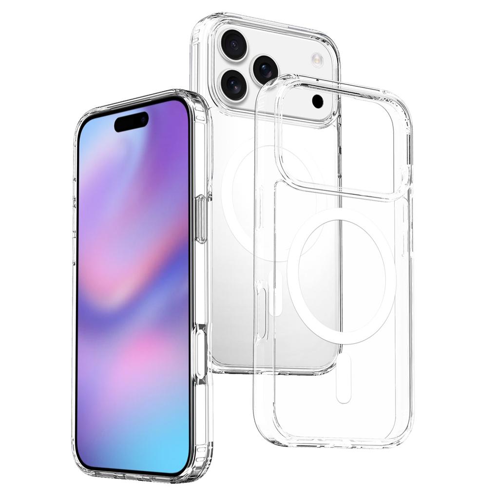 Magnetic Wireless Charge Phone Case for IPhone for IPhone 17 16 15 Plus 14 11 ProMax 13 12 Mini  for Magsafe Transparent Cover