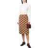 GUCCI Gg Jacquard A-Line Knit Skirt 713301-XKCNA-2668